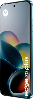 Motorola edge 70 plus blue front right side