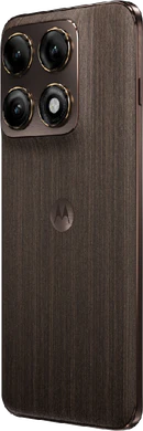 Motorola edge 70 pro brown back left side