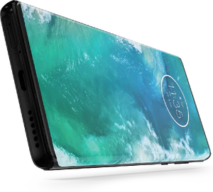 Motorola edge plus grey bottom flipped