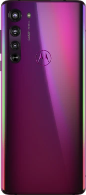 Motorola edge paars achterkant