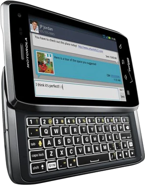 Motorola milestone4 geöffnet schräg 2