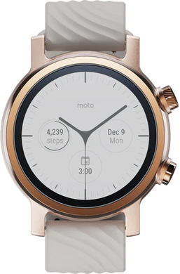 Moto rola Moto 360 3rd Gen pink goud voorkant