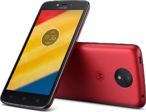 Moto rola Moto C Plus rojo visión general