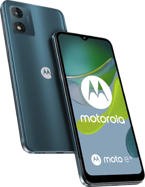 Moto rola Moto E13 green overview