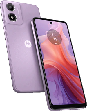 Moto rola Moto E14 purple overview
