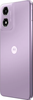 Moto rola Moto E14 purple back left side