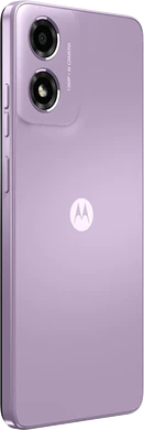Moto rola Moto E14 purple back right side