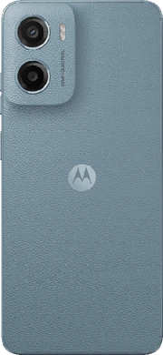 Moto rola Moto E15 misty blue back