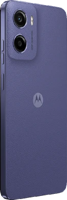 Moto rola Moto E15 purple back right side