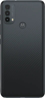 Moto rola Moto E30 grijs achterkant