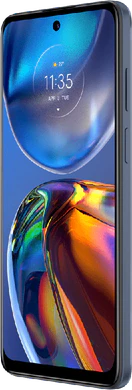 Moto rola Moto E32 grijs voorkant rechterzijkant