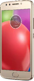 Moto rola Moto E4 gold Vorderseite rechte Seite