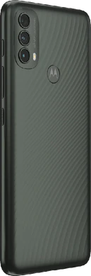 Moto rola Moto E40 grijs achterkant rechterzijkant