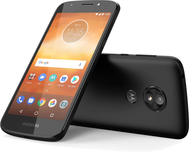 Moto rola Moto E5 Play zwart overzicht