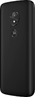 Moto rola Moto E5 Play zwart achterkant linkerzijkant