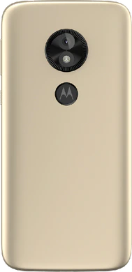 Moto rola Moto E5 Play goud achterkant