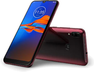 Moto rola Moto E6 Plus rouge aperçu