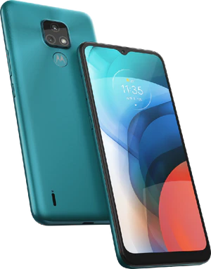 Moto rola Moto E7 groen overzicht