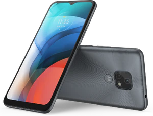 Moto rola Moto E7 grijs overzicht