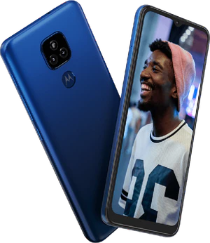 Moto rola Moto E7 Plus blå oversikt 3