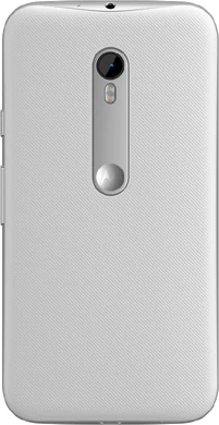 Moto rola Moto g 2015 achterkant wit