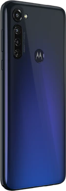 Moto rola Moto G Pro azul volver lado derecho