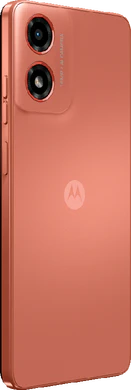 Moto rola Moto G04 appelsin bagside højre side