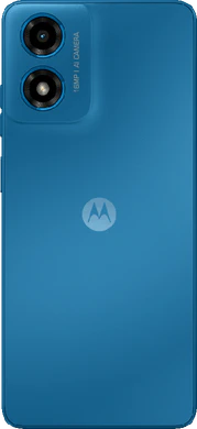 Moto rola Moto G04s blue back