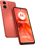 Moto rola Moto G04s orange overview