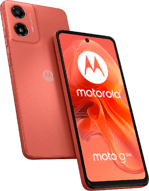 Moto rola Moto G04s orange overview