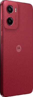 Moto rola Moto G05 red back right side