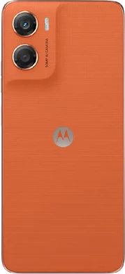 Moto rola Moto G06 oranje achterkant