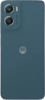 Moto rola Moto G06 Power blauw tapestry achterkant