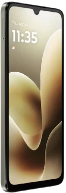 Moto rola Moto G06 Power bruin laurel oak voorkant linkerzijkant