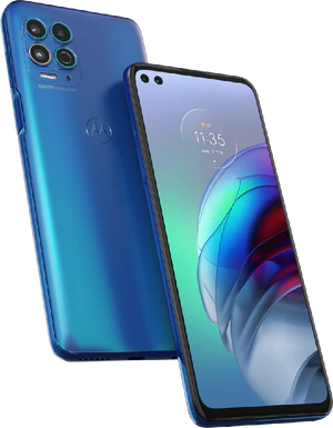 Moto rola Moto G100 blauw overzicht