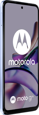 Moto rola Moto G13 blue front left side