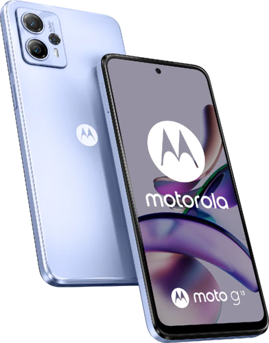 Moto rola Moto G13 blue overview