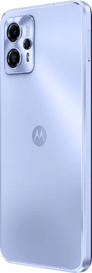 Moto rola Moto G13 blue back left side