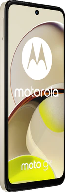Moto rola Moto G14 yellow front left side