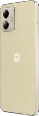 Moto rola Moto G14 yellow back left side