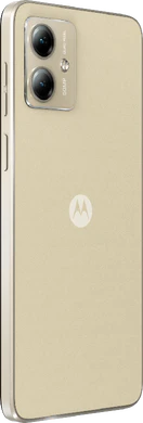 Moto rola Moto G14 yellow back right side