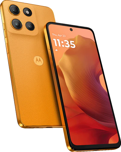 Moto rola Moto G15 orange overview