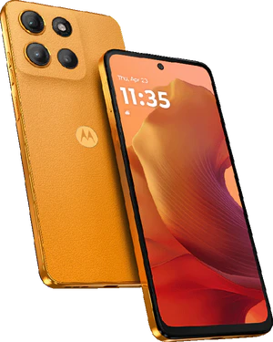 Moto rola Moto G15 orange overview