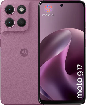 Moto rola Moto G17 red overview