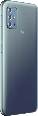 Moto rola Moto G20 blå bakside høyre side