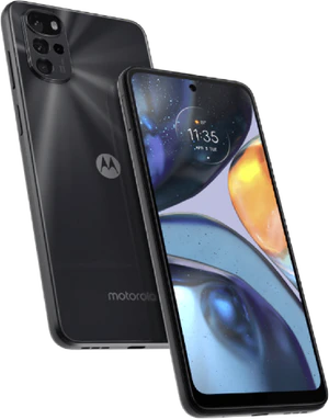 Moto rola Moto G22 black overview