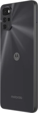 Moto rola Moto G22 black back left side