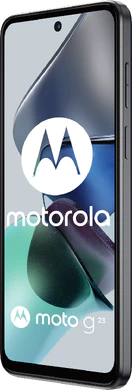 Moto rola Moto G23 grey front right side
