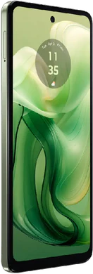 Moto rola Moto G24 groen voorkant linkerzijkant