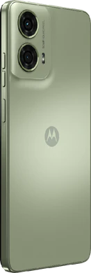 Moto rola Moto G24 groen achterkant rechterzijkant